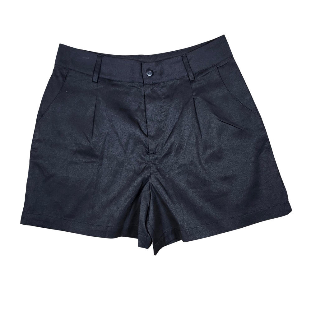 L.A. Hearts Shorts Black High Waisted Pleated Polyester Casual Size M‎